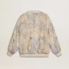 Cardigan de mujer con estampado floral y bordados