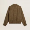 Chaqueta bomber de lana para mujer