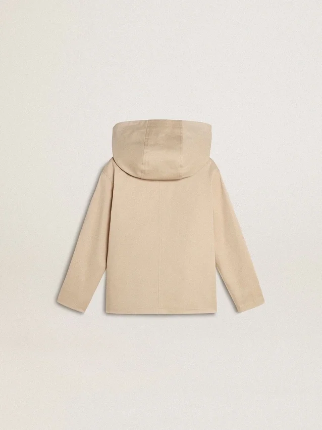 Chaqueta tipo trench para niños con chaleco interior desmontable