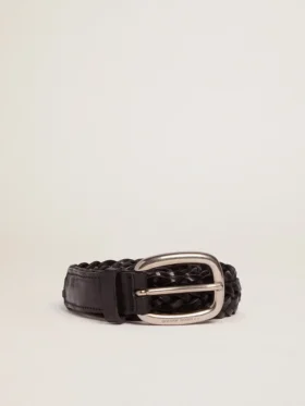 Cinturón para mujer de cuero negro