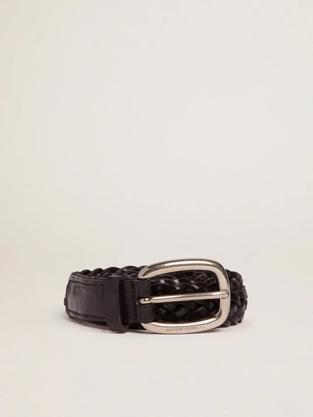 Cinturón para mujer de cuero negro