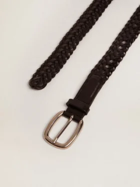 Cinturón para mujer de cuero negro