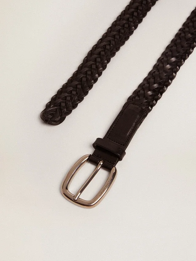 Cinturón para mujer de cuero negro