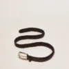 Cinturón para mujer de cuero negro