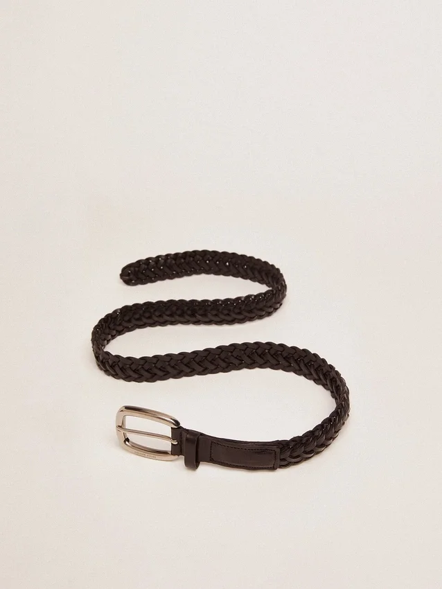 Cinturón para mujer de cuero negro