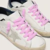 Cordones acolchados rosas