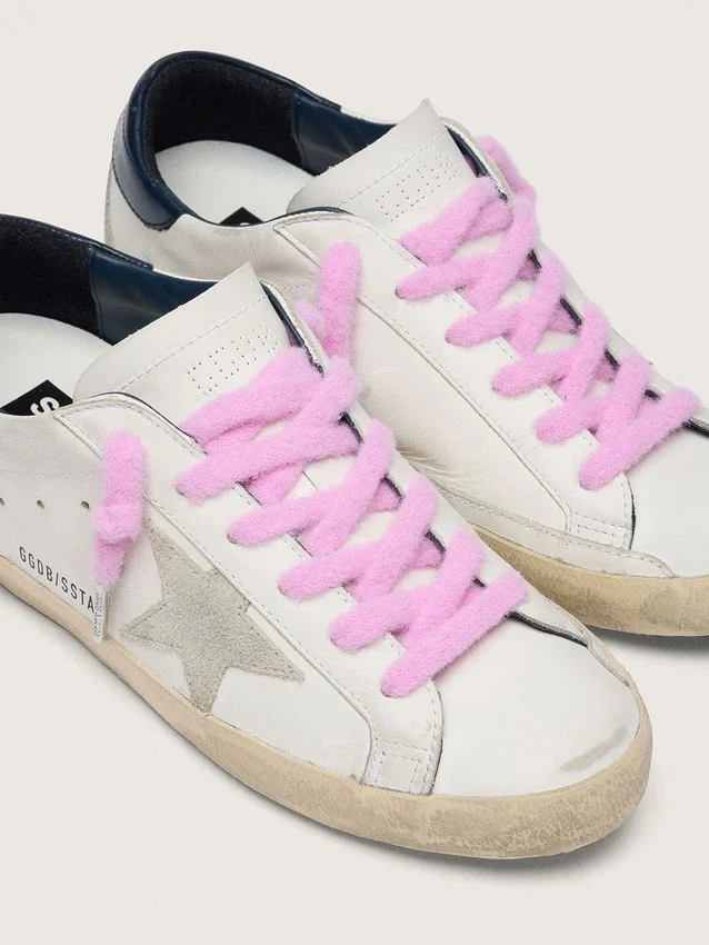 Cordones acolchados rosas