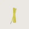 Cordones amarillos para tenis con detalles en gris
