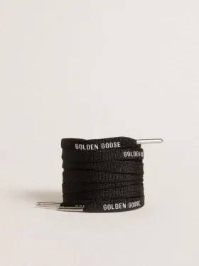 Cordones de algodón negros