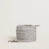 Cordones de lurex plateados
