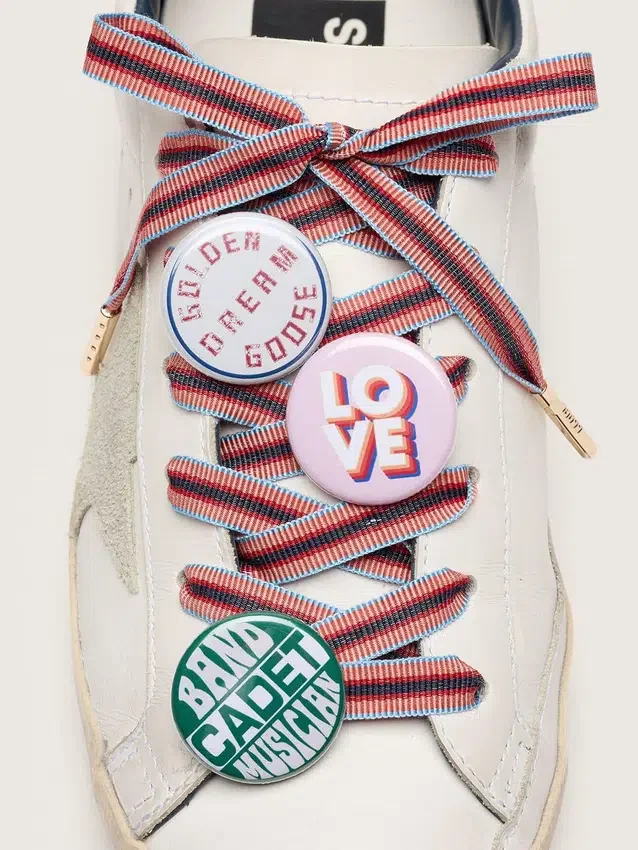 Cordones multicolores «Pieles» con broches