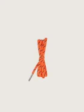 Cordones naranjas para senderismo con detalles en gris y negro