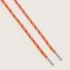 Cordones naranjas para senderismo con detalles en gris y negro