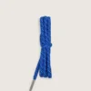 Cordones para caminatas en azul cobalto con detalles en gris y blanco