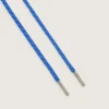 Cordones para caminatas en azul cobalto con detalles en gris y blanco