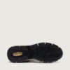 Dad-Star para hombre en gamuza y malla con estrella de cuero blanco y lengüeta del talón de cuero beige