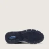 Dad-Star para hombre en gamuza azul denim con estrella de cuero plateada