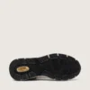 Dad-Star para mujer en gamuza y malla con estrella de cuero blanco y lengüeta del talón de cuero beige