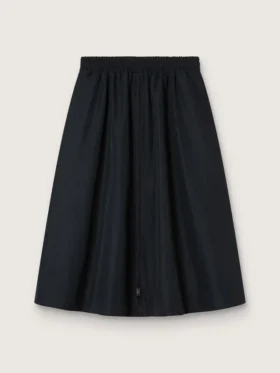 Falda acampanada de nylon técnico negro