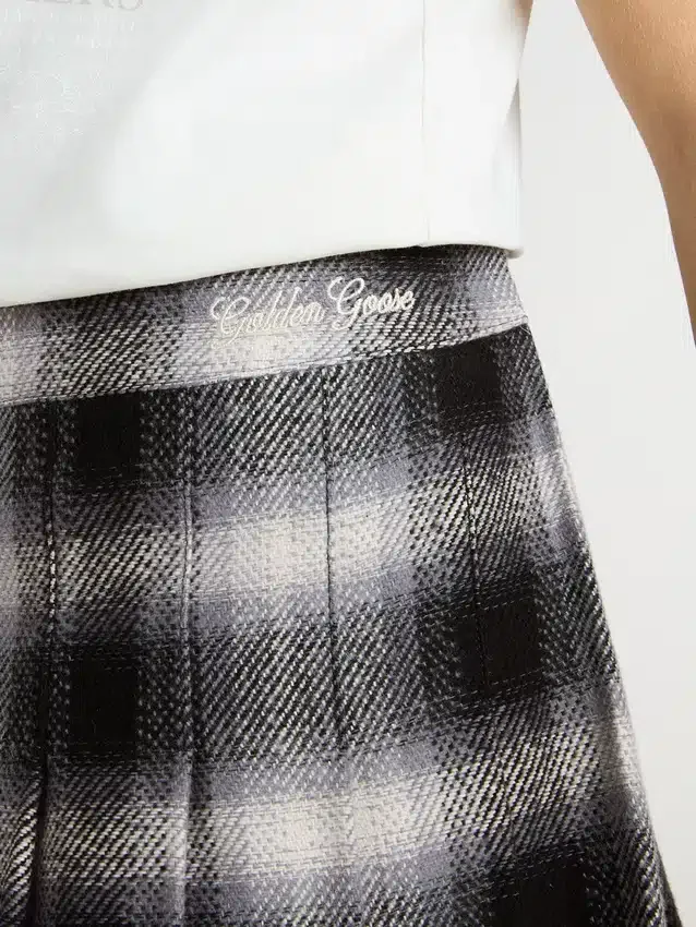 Falda plisada de algodón para niñas