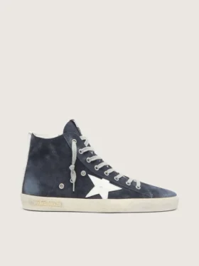 Francy para hombre en cuero con estrella de cuero y lengüeta en el talón