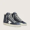 Francy para hombre en cuero con estrella de cuero y lengüeta en el talón