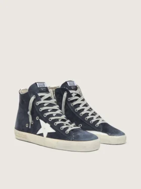 Francy para hombre en cuero con estrella de cuero y lengüeta en el talón