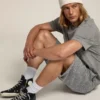 Francy para hombre en cuero con estrella de cuero y lengüeta en el talón