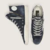 Francy para hombre en cuero con estrella de cuero y lengüeta en el talón
