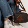 Francy para mujer en piel con estrella de gamuza