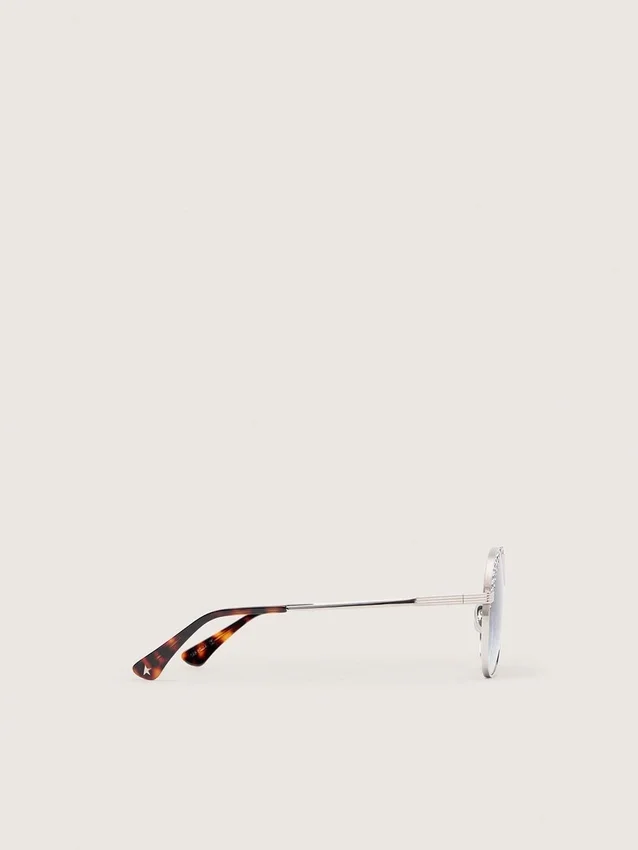 Gafas de sol tipo aviador Carter con lentes azules y cristales