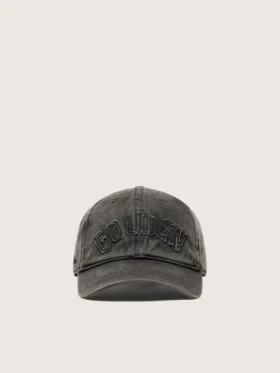 Gorra de béisbol color antracita con parche «Golden» tono sobre tono