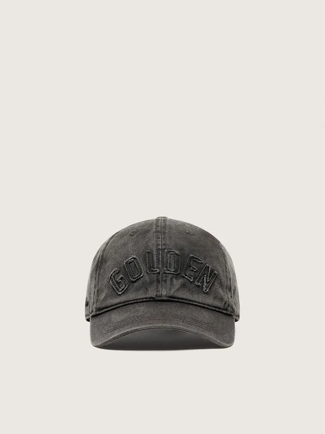 Gorra de béisbol color antracita con parche «Golden» tono sobre tono