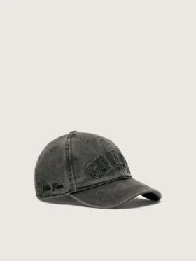 Gorra de béisbol color antracita con parche «Golden» tono sobre tono