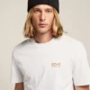 Gorro de lana negro con estrella blanca