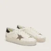 Hi Star con estrella de cristal Swarovski y lengüeta de talón de cuero negro