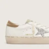 Hi Star para mujer con estrella plateada con purpurina y lengüeta del talón de nubuck gris paloma