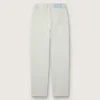 Jeans blanqueados para mujer con cristales cabujón