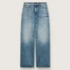 Jeans de estilo boyfriend para mujer de Golden en denim azul claro lavado a la piedra