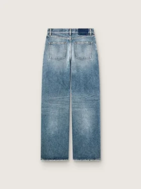 Jeans de estilo boyfriend para mujer de Golden en denim azul claro lavado a la piedra
