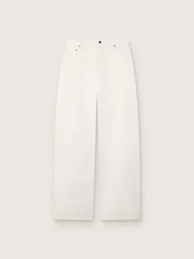 Jeans de estilo boyfriend para mujer de Golden en denim blanco óptico