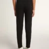 Leggings negros para niñas con estrellas blancas en los costados