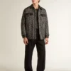 Lightstar para hombre en cuero blanco y malla negra con estrella de TPU negra