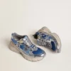 Lightstar para hombre en malla azul claro con estrella de TPU blanca e inserciones biológicas plateadas