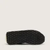 Marathon para hombre con parte superior de nailon ripstop negro y estrella plateada