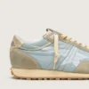 Marathon para hombre con parte superior de nylon azul claro y estrella azul pastel
