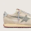 Marathon para hombre con parte superior de nylon beige y estrella gris