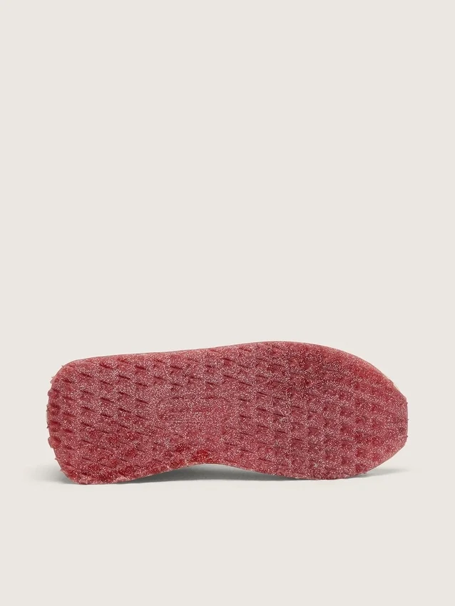 Marathon para hombre con parte superior de nylon beige y estrella gris