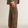 Marathon para hombre con parte superior de nylon rojo y estrella plateada