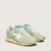 Marathon para mujer en nylon verde salvia con estrella blanca